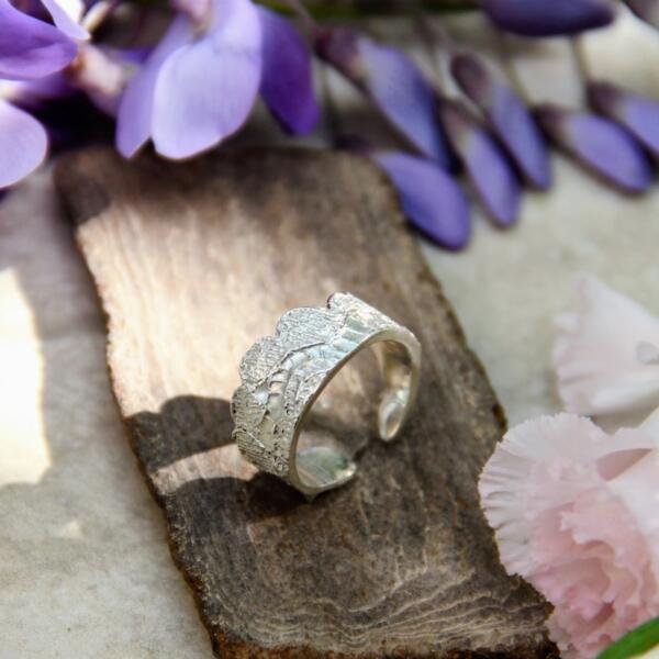 Bague Poésie - Pièce unique en Argent massif recyclé