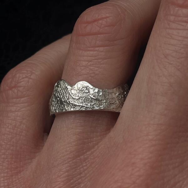 Bague Rêve - Pièce unique en Argent massif recyclé